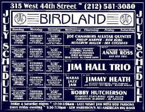 Birdland Programm